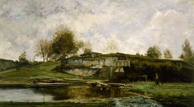Optevozin laakson sulku tekijältä Charles Francois Daubigny