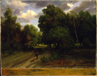 Kotkanpesän risteys, Fontainebleaun metsä tekijältä Charles Francois Daubigny
