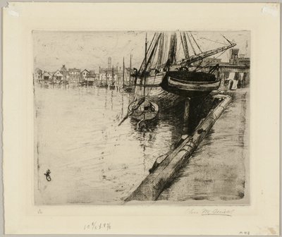 Telakka, New York River tekijältä Charles Frederick William Mielatz