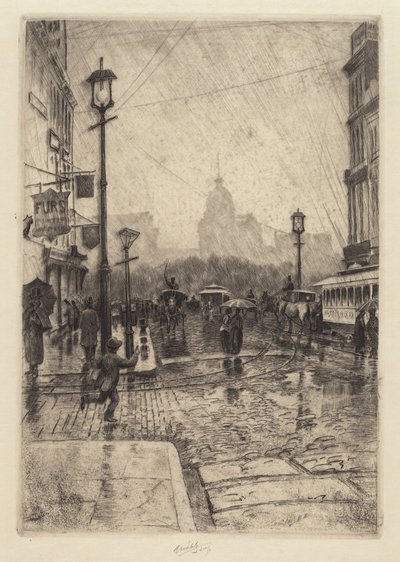 Sadepäivä, Broadway tekijältä Charles Frederick William Mielatz
