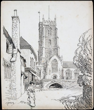 Priory Church of St George, Dunster, Somerset, 1892-1933 tekijältä Charles George Harper