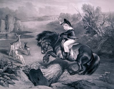 "Ensimmäinen hyppy", 1857 tekijältä Charles George Lewis