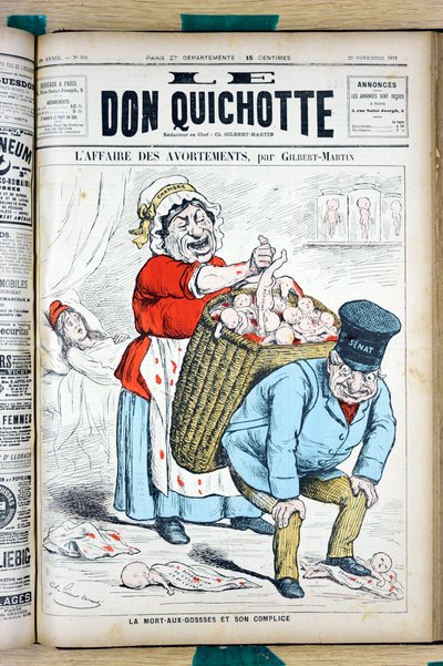 Kansi ""Le Don Quijote"", numero 908, satiirinen väreissä tekijältä Charles Gilbert Martin