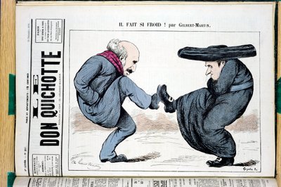Kansi "" The Don Quijote "", numero 287, Satirique en Colors tekijältä Charles Gilbert Martin