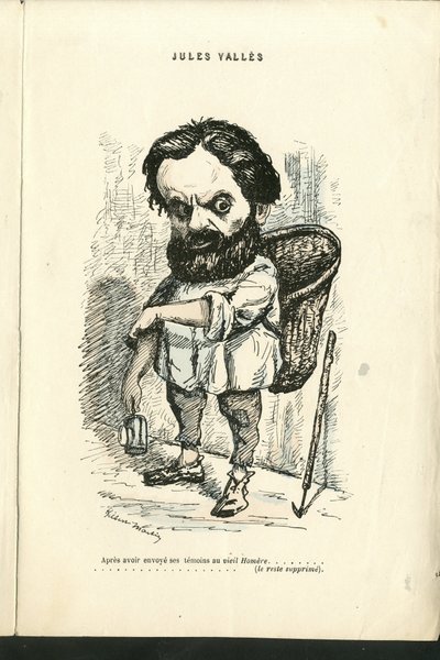 Charles Gilbert-Martinin (1839-1905) kuvitus teoksessa "" Contemporary Grimaces"" tekijältä Charles Gilbert Martin