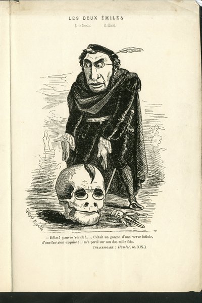 Charles Gilbert-Martinin (1839-1905) kuvitus teoksessa "" Contemporary Grimaces"" tekijältä Charles Gilbert Martin