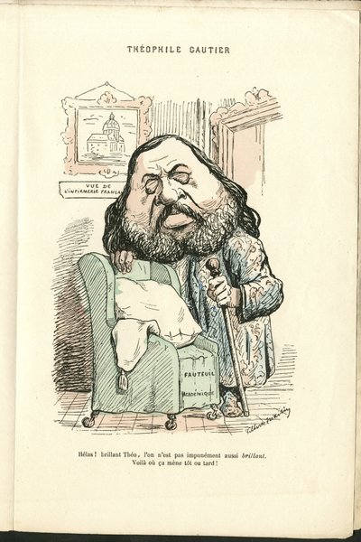 Charles Gilbert-Martinin (1839-1905) kuvitus teoksessa "" Contemporary Grimaces"" tekijältä Charles Gilbert Martin