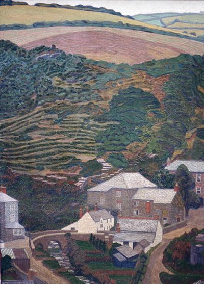 Hillside tekijältä Charles Ginner