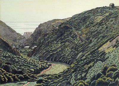 Valency Valley, Boscastle, Cornwall tekijältä Charles Ginner
