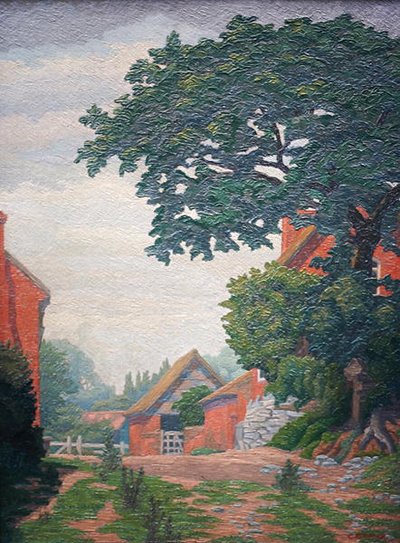 Woodlane Farm, Bearley (öljy) tekijältä Charles Ginner