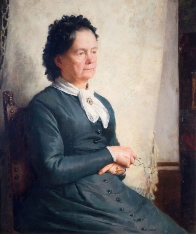 Taiteilijan äidin muotokuva, 1885. tekijältä Charles Gogin