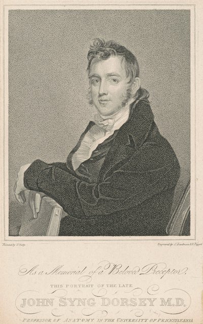 John Syng Dorsey, M.D. tekijältä Charles Goodman and Robert Piggot, after Thomas Sully