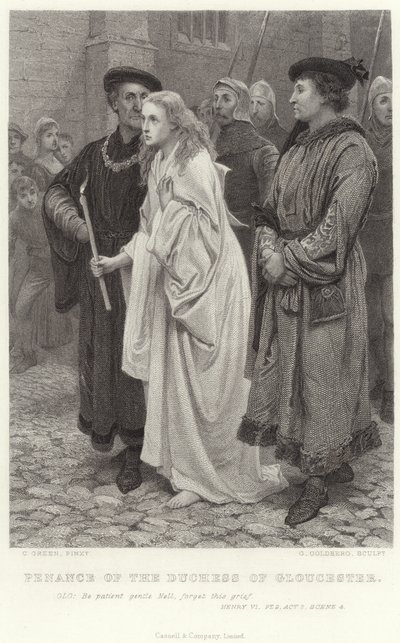 Gloucesterin herttuattaren katumus, Henry VI, 2. osa, 2. näytös, 4. kohtaus tekijältä Charles Green