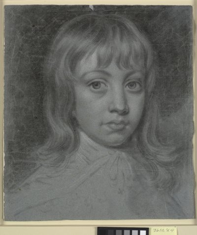 Thomas Wallerin muotokuva lapsena, koko kasvot vasemmalle tekijältä Charles Grignion d.Y.