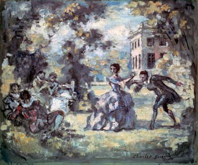 Amorous Scene, 1908 tekijältä Charles Guerin