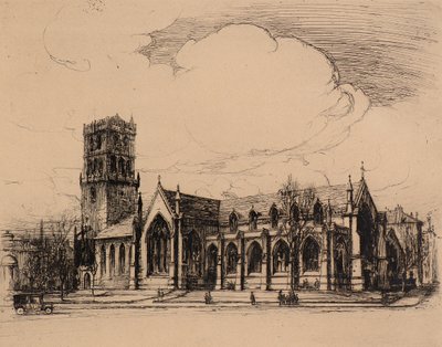 Kaupunginkirkot, Dundee (etsaus) tekijältä Charles Gustav Louis Phillips