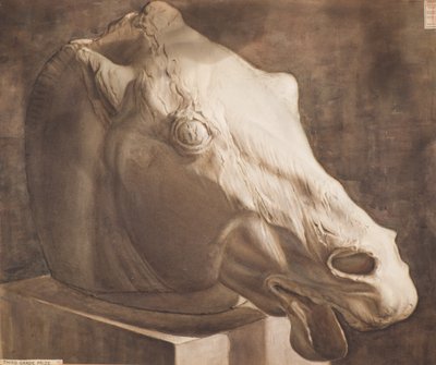 Tutkimus - Hevosten pää Parthenonista tekijältä Charles Gustav Louis Phillips