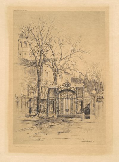 Johnson Gate, Cambridge, Massachusetts tekijältä Charles H. Woodbury