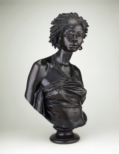 Afrikkalaisen naisen rintakuva, 1851. tekijältä Charles Henri Joseph Cordier