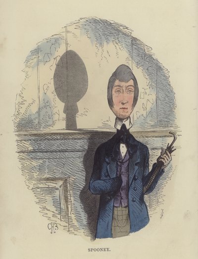 Spoony (värillinen kaiverrus) tekijältä Charles Henry Bennett