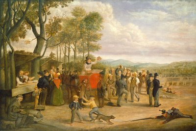 Muster Day, 1843 tai sen jälkeen. tekijältä Charles Henry Granger