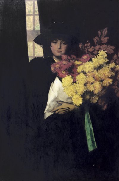 Krysanteemit, noin 1900 tekijältä Charles Henry Malcolm Kerr