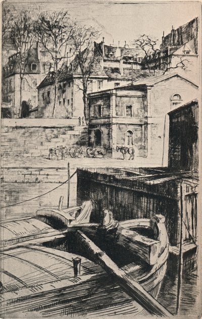 Quai des Celestins, 1915 tekijältä Charles Heyman