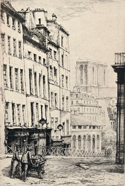 "Rue de la Montagne-Ste Genevieve", 1915 tekijältä Charles Heyman
