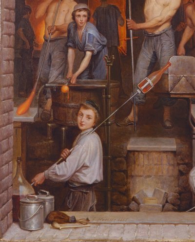 Uunin sisätilat, 1865 öljy kankaalle yksityiskohta vuodelta 191514 tekijältä Charles Housez