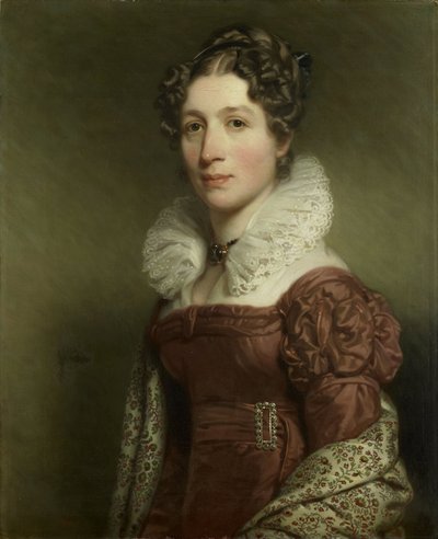Jacoba Vetter (1796-1830), Pieter Meijer Warnarin vaimo, Amsterdamin kirjakauppias tekijältä Charles Howard Hodges