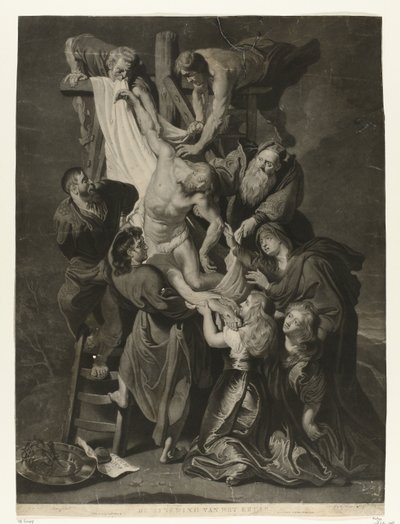 Baixada de la Creu Finalització del Descens de la Creu (títol sobre objecte). tekijältä Charles Howard Hodges