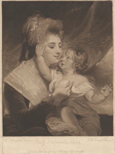 Lady Dashwood & Child tekijältä Charles Howard Hodges