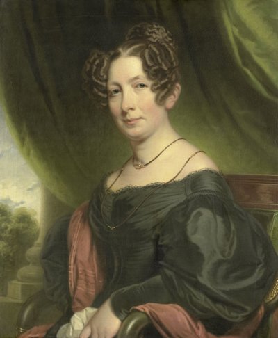 Maria Antoinette Charlotte Sanderson (1782-1859), Johan Fraserin vaimo tekijältä Charles Howard Hodges