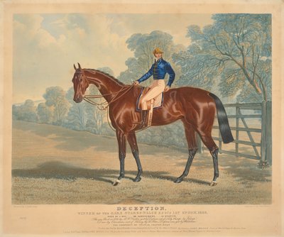 [Rennen]: "Deception", Gewinner der Oaks Stakes in Epsom, 1839, geritten von J. Day tekijältä Charles Hunt