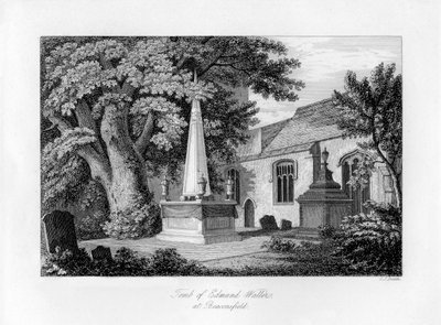 Edmund Wallerin hauta, Beaconsfield, Buckinghamshire, 1840. tekijältä Charles J. Smith