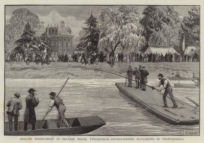 Onkimisturnaus Orleans Housessa, Twickenham, kaksikätinen perhonheitto ammattilaisten toimesta tekijältä Charles J. Staniland