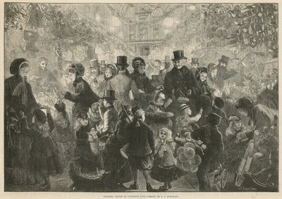 Lowther Arcade joulun aikaan tekijältä Charles J. Staniland