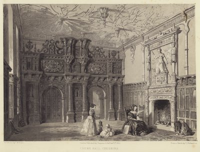 Crewe Hall, Cheshire tekijältä Charles James Richardson