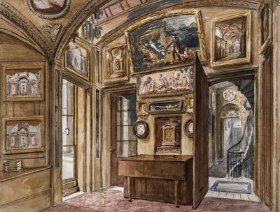Aamiaishuone Sir John Soanen museossa osoitteessa 13 Lincoln