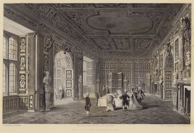 Kullattu huone, Holland House tekijältä Charles James Richardson