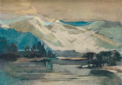 "On The Shuswap Lake", vuodelta 1911 tekijältä Charles John Collings