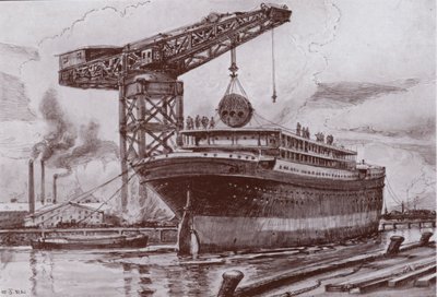 Nosto kattiloissa (litho) tekijältä Charles John de (after) Lacy