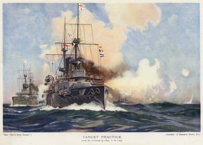 Tavoiteharjoitus (väri litho) tekijältä Charles John de (after) Lacy