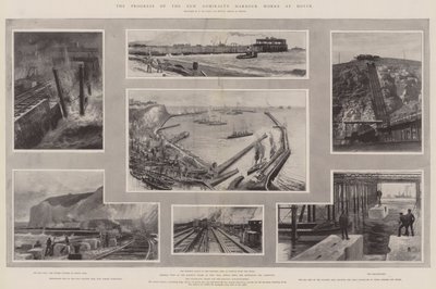 Uuden Admiraliteettisataman edistyminen Doverissa tekijältä Charles John de Lacy