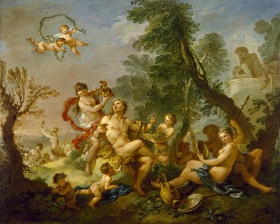 Bacchanal tekijältä Charles Joseph Natoire