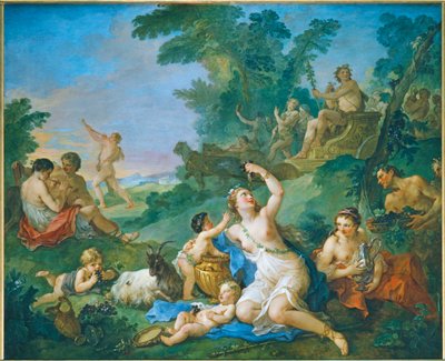 Le triomphe de Bacchus - Bacchuksen riemuvoitto ... tekijältä Charles Joseph Natoire