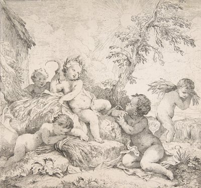 Kesä Kesä, n. 1735. tekijältä Charles Joseph Natoire