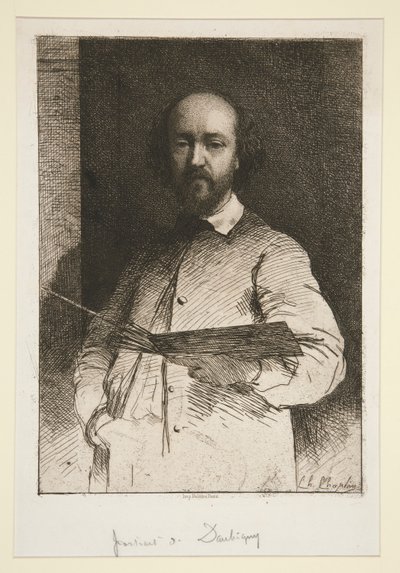 Daubignyn muotokuva tekijältä Charles Joshua Chaplin