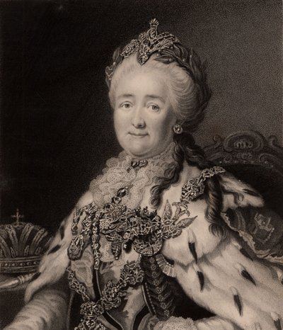 Keisarinna Katariina II Suuri (kaiverrus) tekijältä Charles Knight