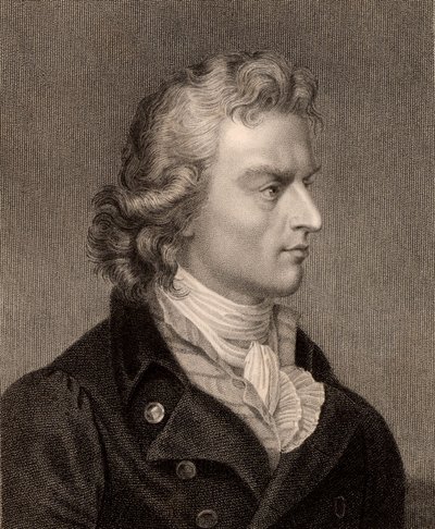Johann Christoph Friedrich Schillerin muotokuva tekijältä Charles Knight